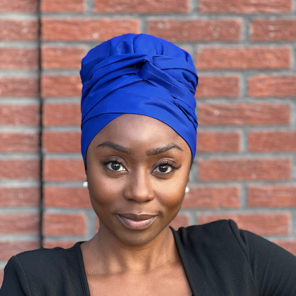 African Bonnet Head Wrap, Satin-Lined, African Satin Lined Hair Bonnet/Headwrap & Mask Set – India  main image 3