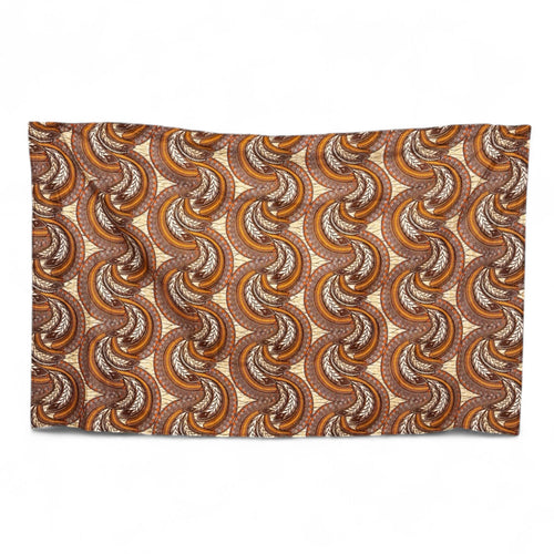 Sarong / pareo - Cotton Beachwear wrap skirt / baby carrier wrap - Beige Feather