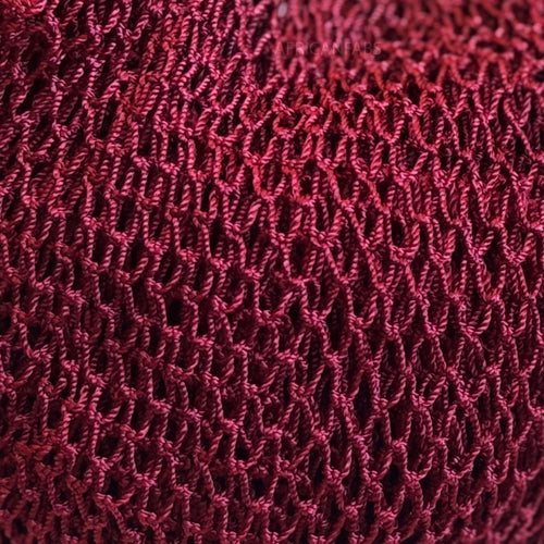 African net sponge / African exfoliating net / Sapo sponge - Burgundy red