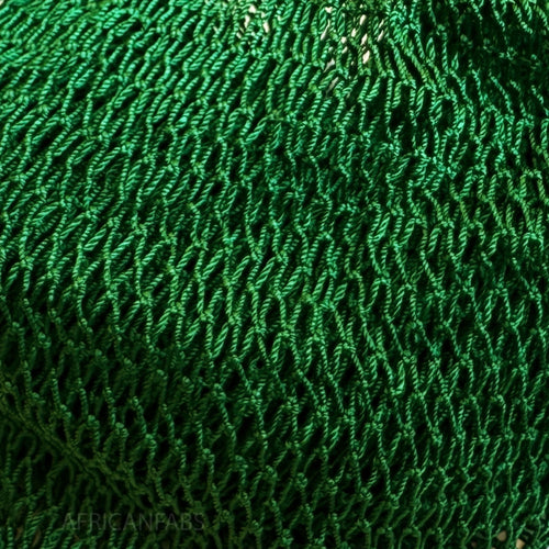 African net sponge / African exfoliating net / Sapo sponge - Green