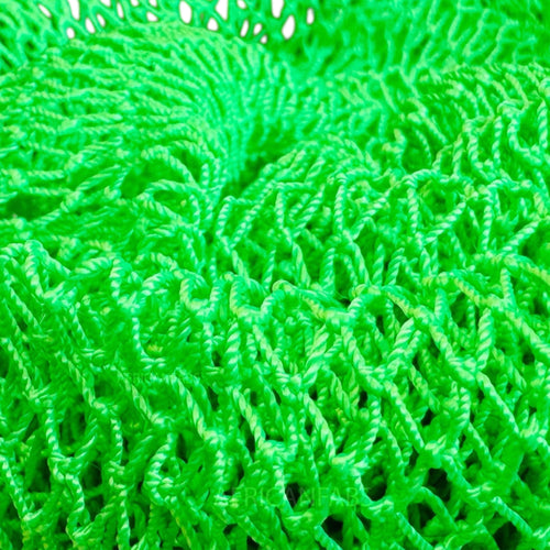 African net sponge / African exfoliating net / Sapo sponge - Neon green