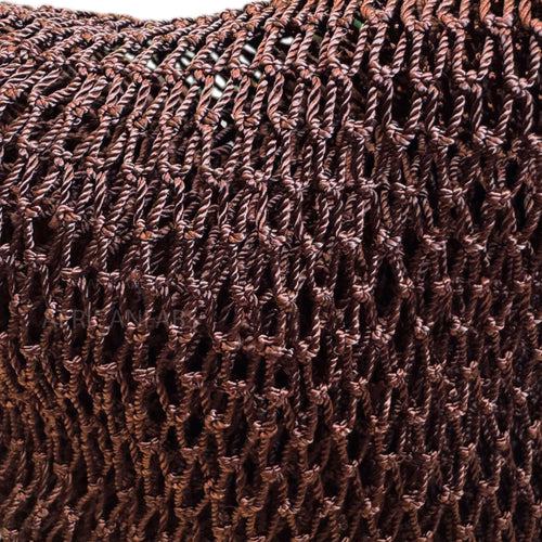 African net sponge / African exfoliating net / Sapo sponge - Brown