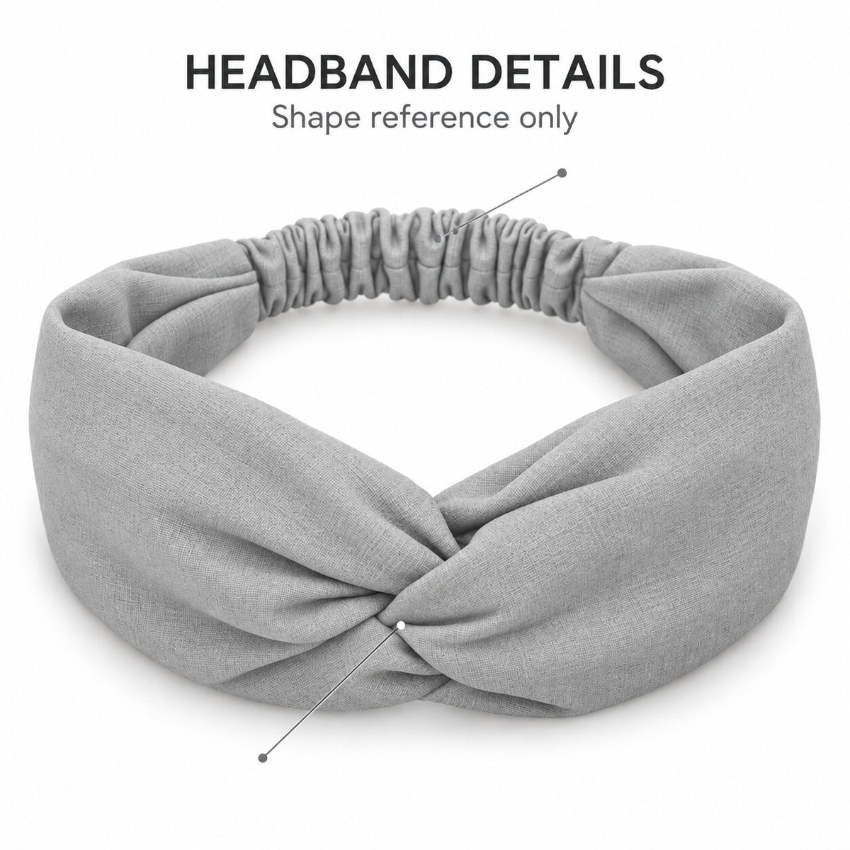 African print Headband - Adults - Hair Accessories - Blue White