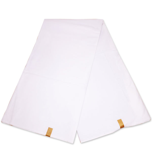 White Plain Fabric - White solid color - 100% cotton (Important: please read)