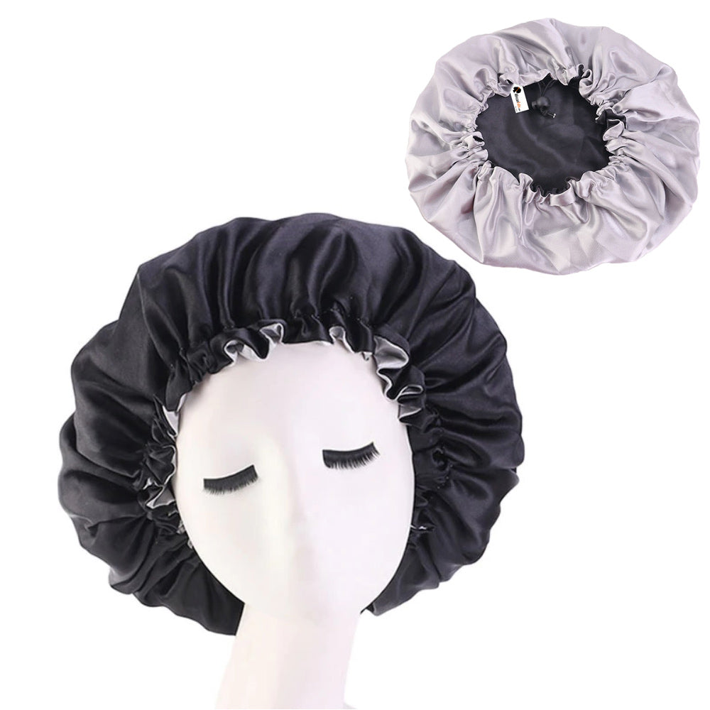 Mamma Afrique print and Satin lined Hair Bonnet