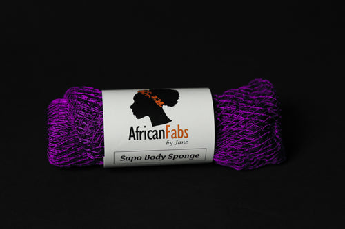 African net sponge / African exfoliating net / Sapo sponge - Purple