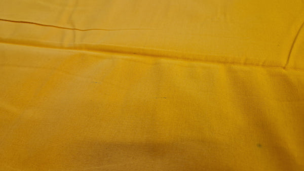 Ochre Yellow Plain Fabric - Ochre Yellow solid color - 100% cotton (Important: please read)