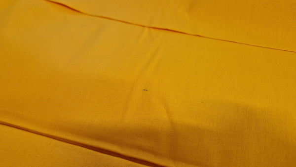 Ochre Yellow Plain Fabric - Ochre Yellow solid color - 100% cotton (Important: please read)