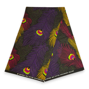 African fabric Super Wax - Pink Olive Keys – AfricanFabs