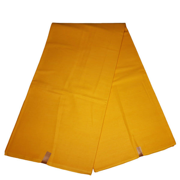 Ochre Yellow Plain Fabric - Ochre Yellow solid color - 100% cotton (Important: please read)