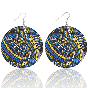 Wooden earrings | Ancient Disks