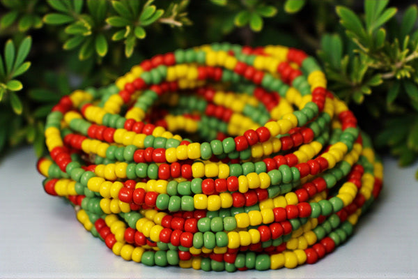 Waist Beads / African Waist Chain - IMUDIASE - multicolor (elastic)