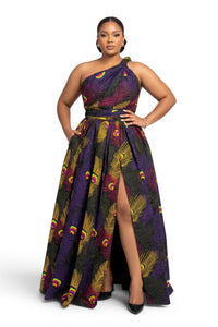 purple african dress Print Infinity Multiway Maxi - Adjustable Slit Flirty Floral Mini Do not machine wash Size:US8 - IT38 Best Dairy Free Ranch: