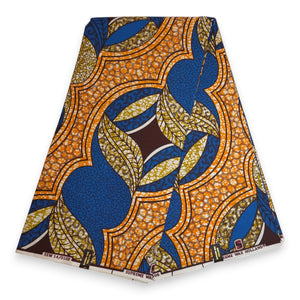 VLISCO Hollandais Wax print fabric - Dark Red ABC Alphabet VL00017