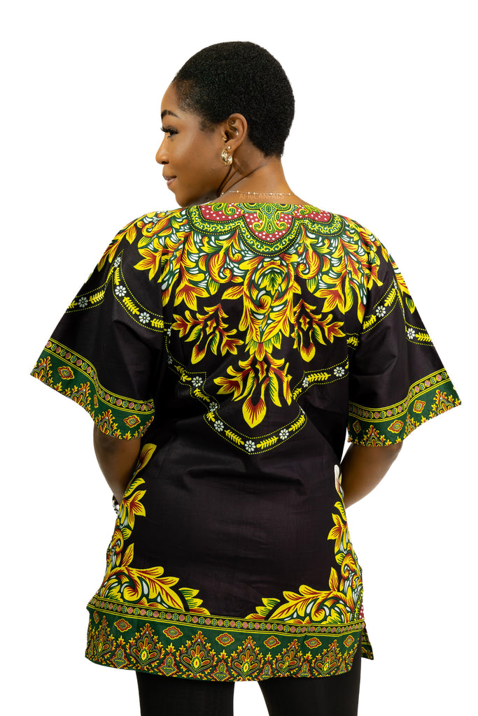 african print black dress Ajifa Black Maxi Long Dress, African Print and Plain Fabric Combo, Elegant Party Dress for Women and Girls, Sleeveless High Neck Gown,Boubou