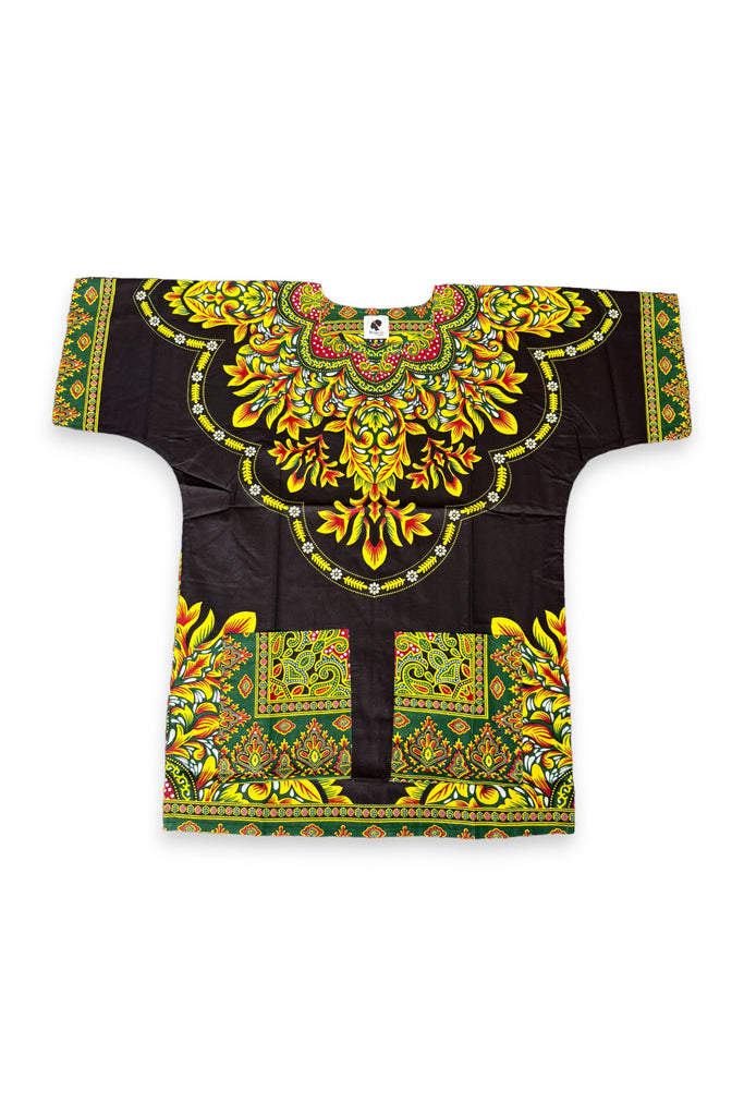 Black Dashiki Shirt / Dashiki Dress - African print top - Unisex Black Dashiki Shirt / Dashiki Dress - African print top - Unisex