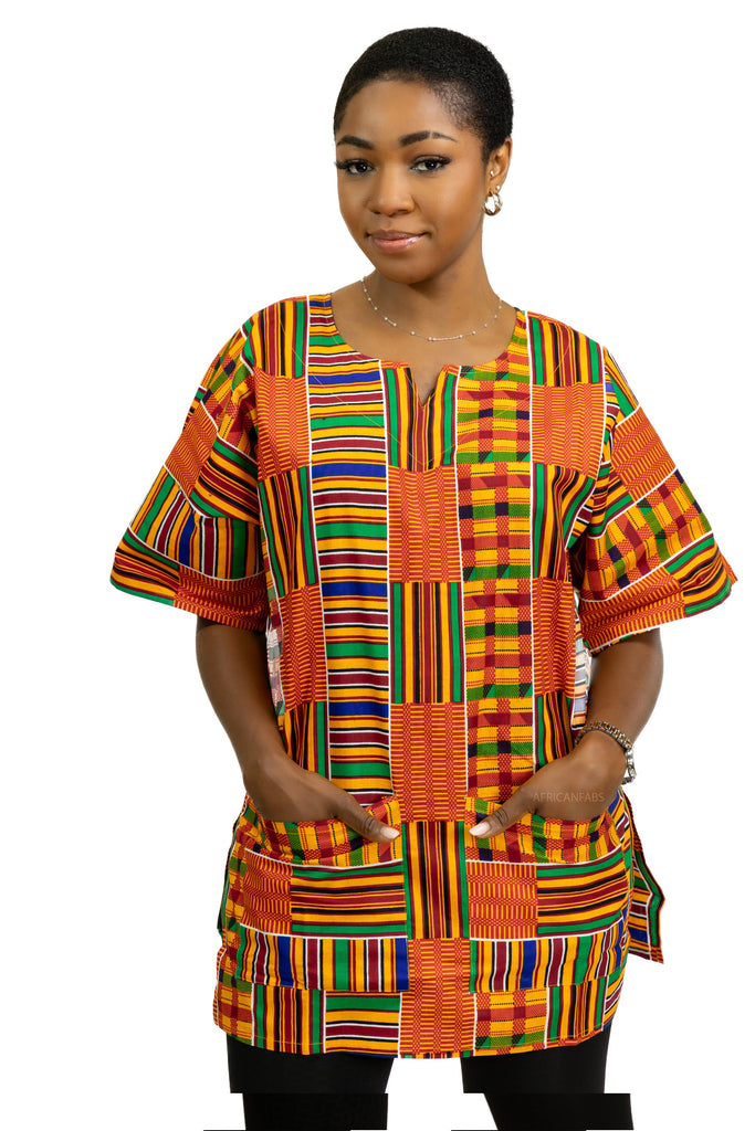 kente shirt dress "RAYNA" REMA KENTE DRESS
