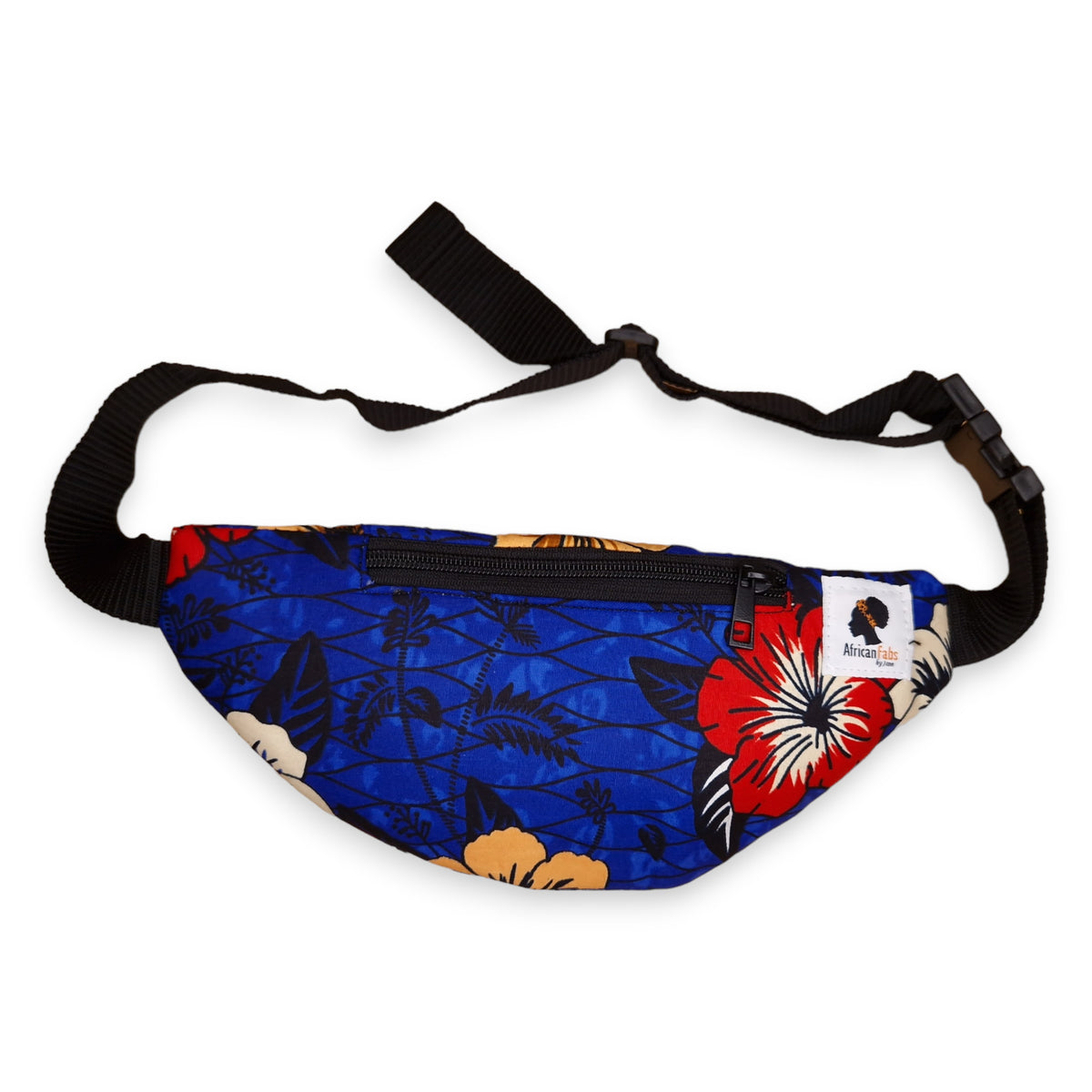 African Print Fanny Pack - Blue - Ankara Waist Bag / Bum bag / Festiva ...