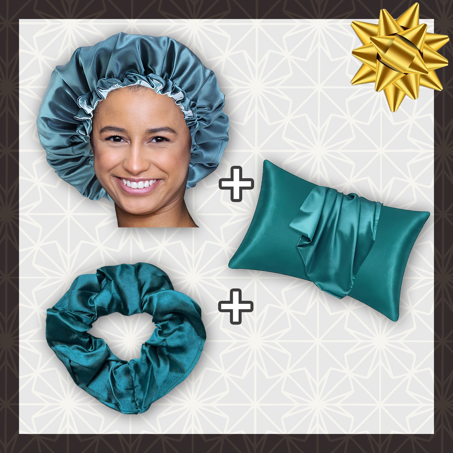 Bonnet De Nuit En Satin Pour Cheveux Longs Et Bouclés - Taille Ajustable - Réduit Les Frisottis Et La Casse - Idéal Pour Dormir, Douche Ou Soins - 3