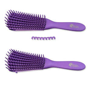 Afabs® Detangler brush | Detangling brush | Comb for curls | Afro hair brush | Purple