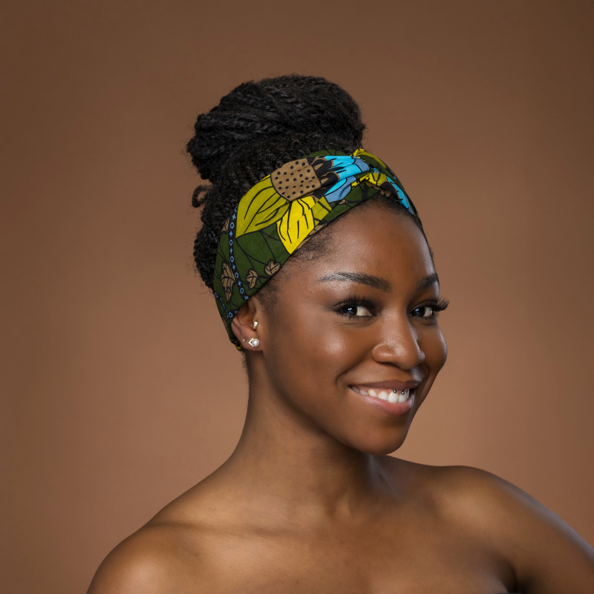African print Headband - Adults - Hair Accessories - Green