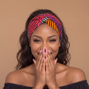 African print Headband - Adults - Hair Accessories - Bronze Vlisco