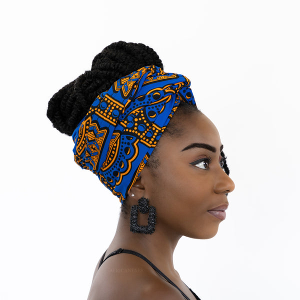African headwrap - Ancient Blue