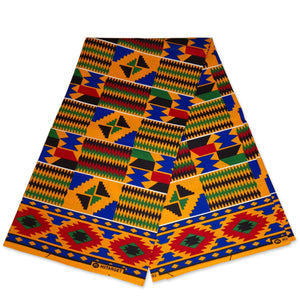 African kente print fabric / Ghana wax cloth KT-3106 - 100% Cotton