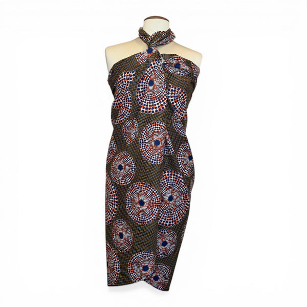 Sarong / pareo - Cotton Beachwear wrap skirt / baby carrier wrap - Mix - Water well ring 2