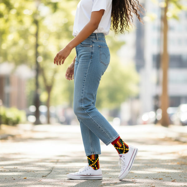 African socks / Afro socks / Set of 3 pairs ISEN