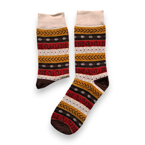 African socks / Afro socks set UKI in pouch - Set of 5 pairs