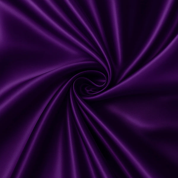 Satin pillow case Purple 60 x 70 cm pillow size - Silky satin pillowcase / cushion cover