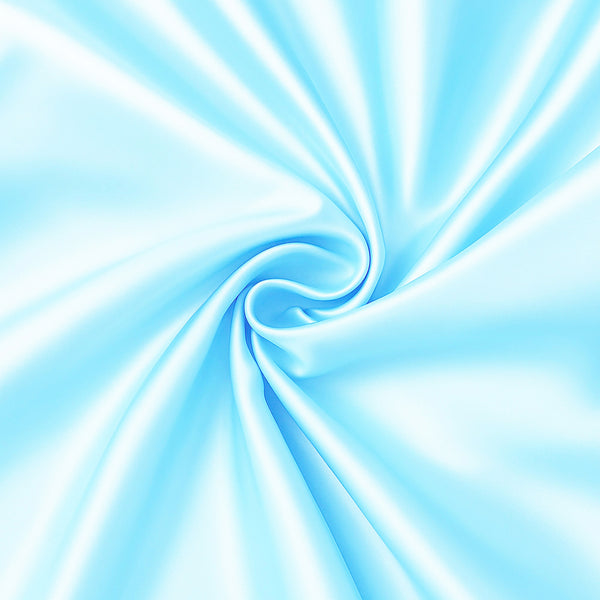 Satin pillow case Light blue 60 x 70 cm pillow size - Silky satin pillowcase / cushion cover