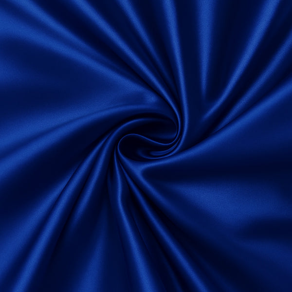 2 PIECES - Satin pillow case Dark blue 60 x 70 cm pillow size - Silky satin pillowcase / cushion cover