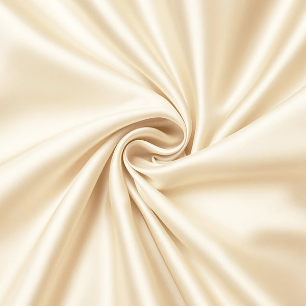 2 PIECES - Satin pillow case Ivory 60 x 70 cm pillow size - Silky satin pillowcase / cushion cover