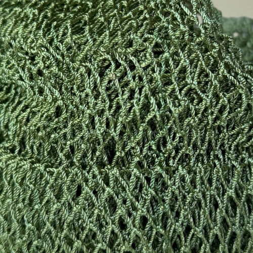 African net sponge / African exfoliating net / Sapo sponge - Army green