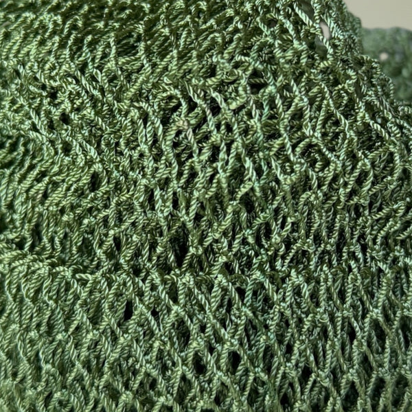 African net sponge / African exfoliating net / Sapo sponge - Army green