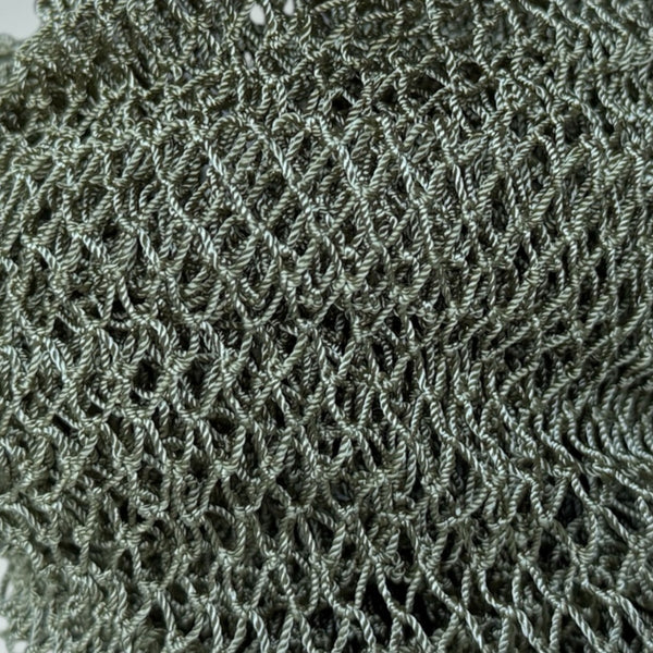 African net sponge / African exfoliating net / Sapo sponge - Olive green