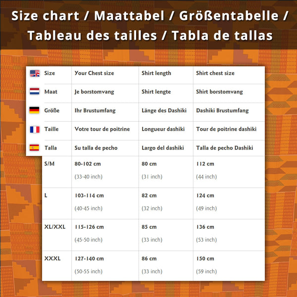 Brown / orange Bogolan Dashiki Shirt / Dashiki Dress - African print top - Unisex