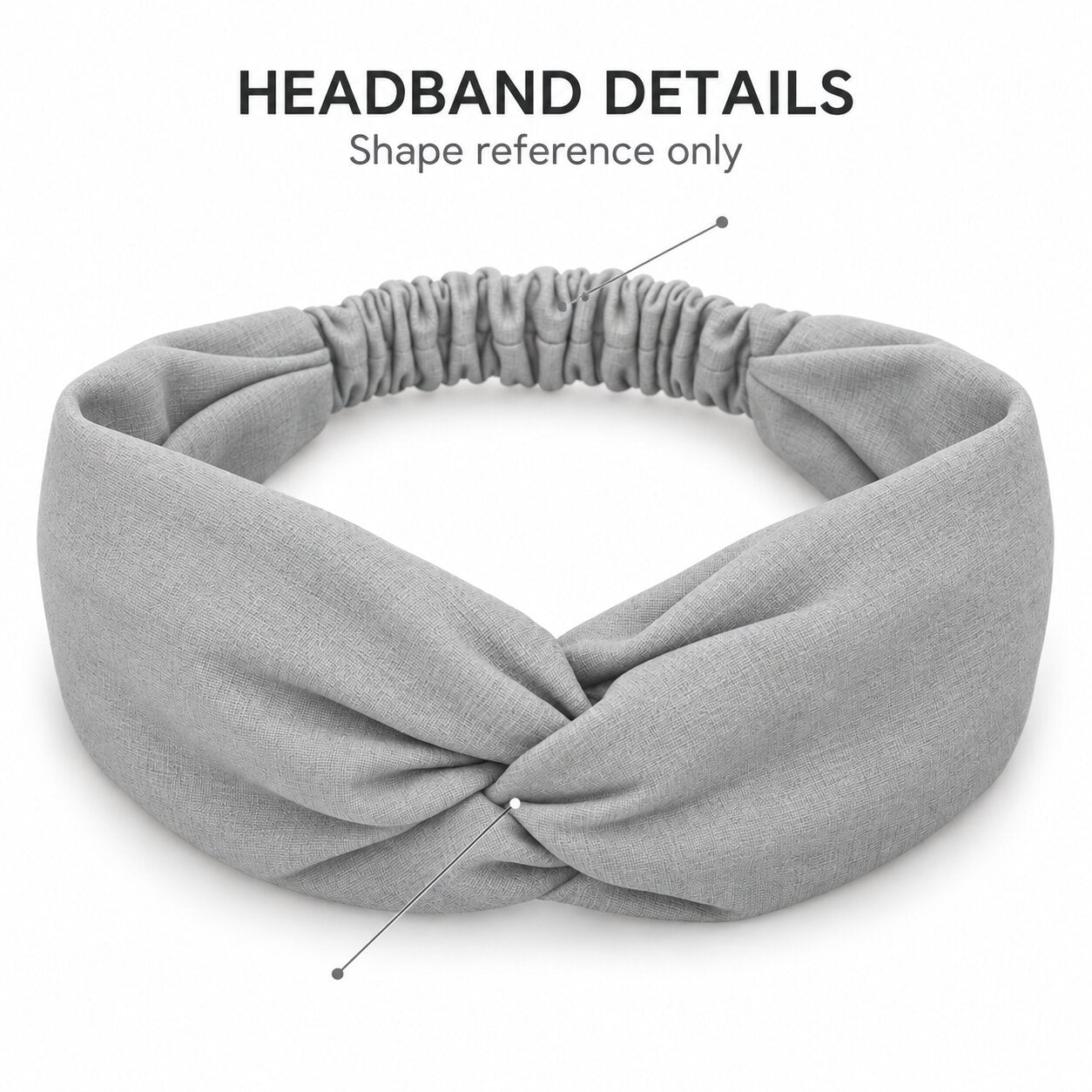 African print Headband - Adults - Hair Accessories - Blue White