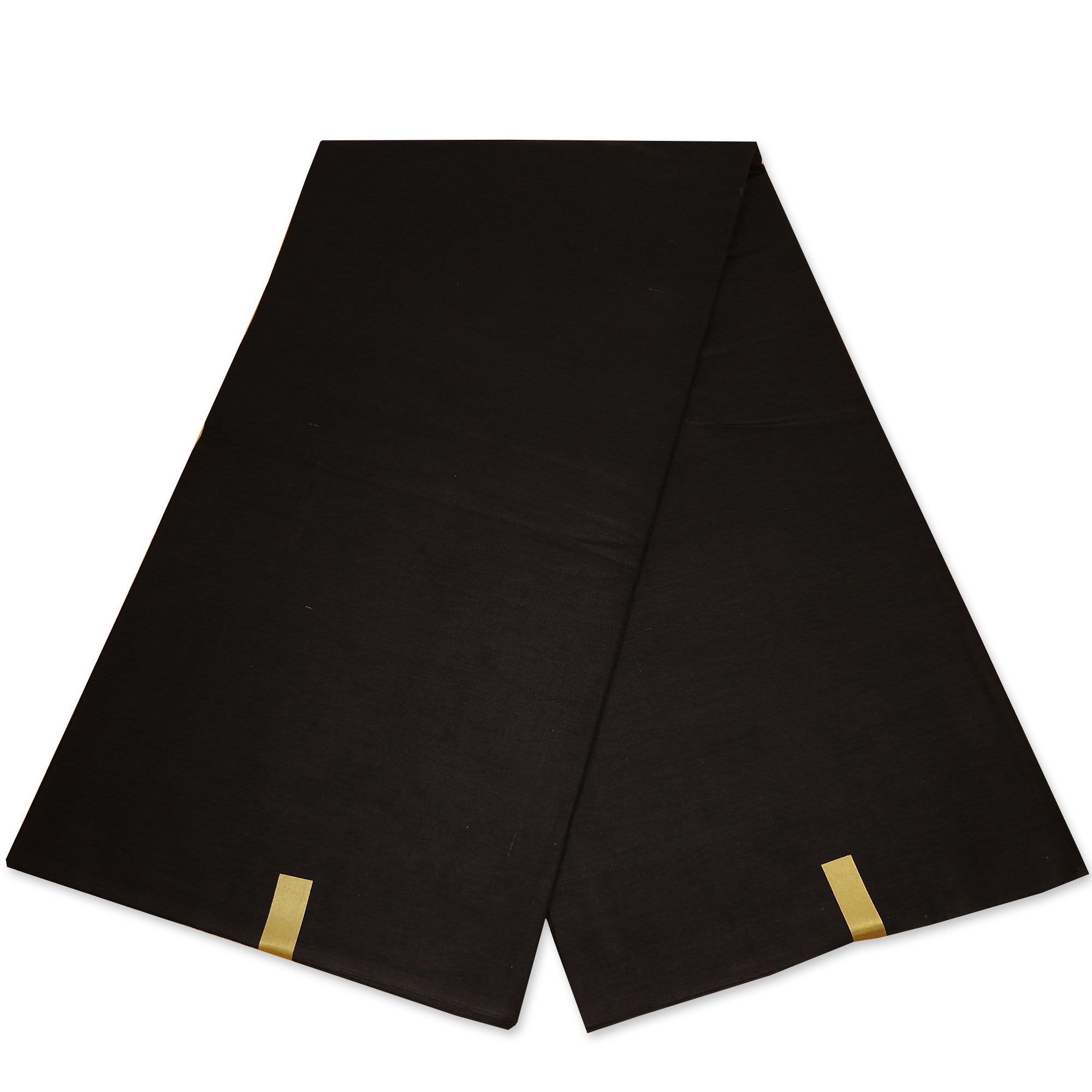 Black Plain Fabric - Black solid color - 100% cotton