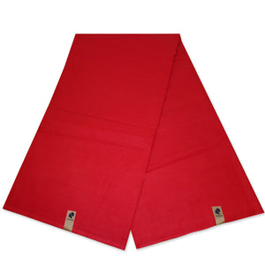 Red Plain Fabric - Red solid color - 100% cotton