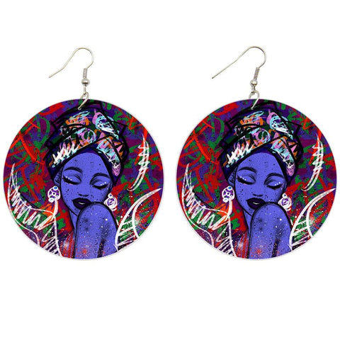 Avatar woman | African inspired earrings