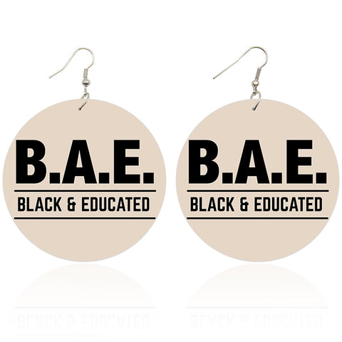 Black and Educated | African inspired earrings