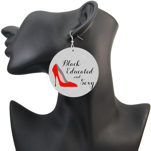 Black Educated and Sexy | African inspired earrings