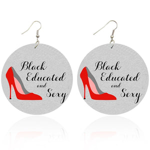 Black Educated and Sexy | African inspired earrings