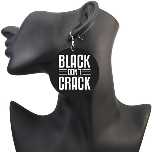 Black don't Crack | African inspired earrings