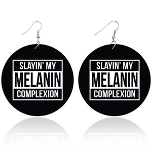 Slaying my melanin complexion | African inspired earrings