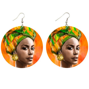African Gele | African inspired earrings
