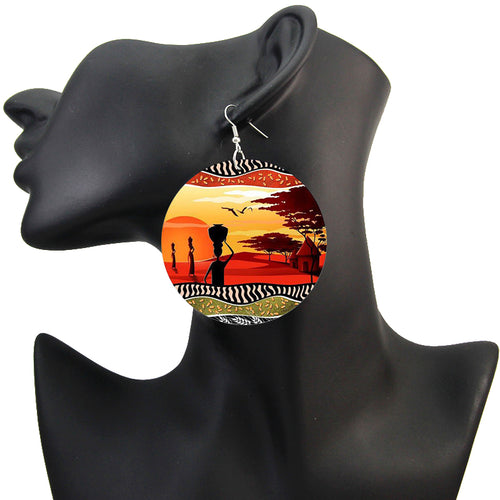 African Sunset | African inspired earrings